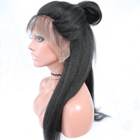 3x6 LACE FRONT WIG KINKY STRAIGHT